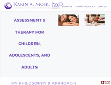 Tablet Screenshot of karinmosk.com